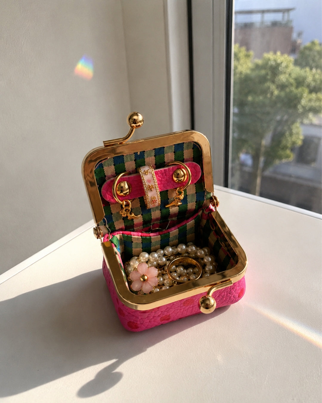 Mini Polka Dot Jewellery Case