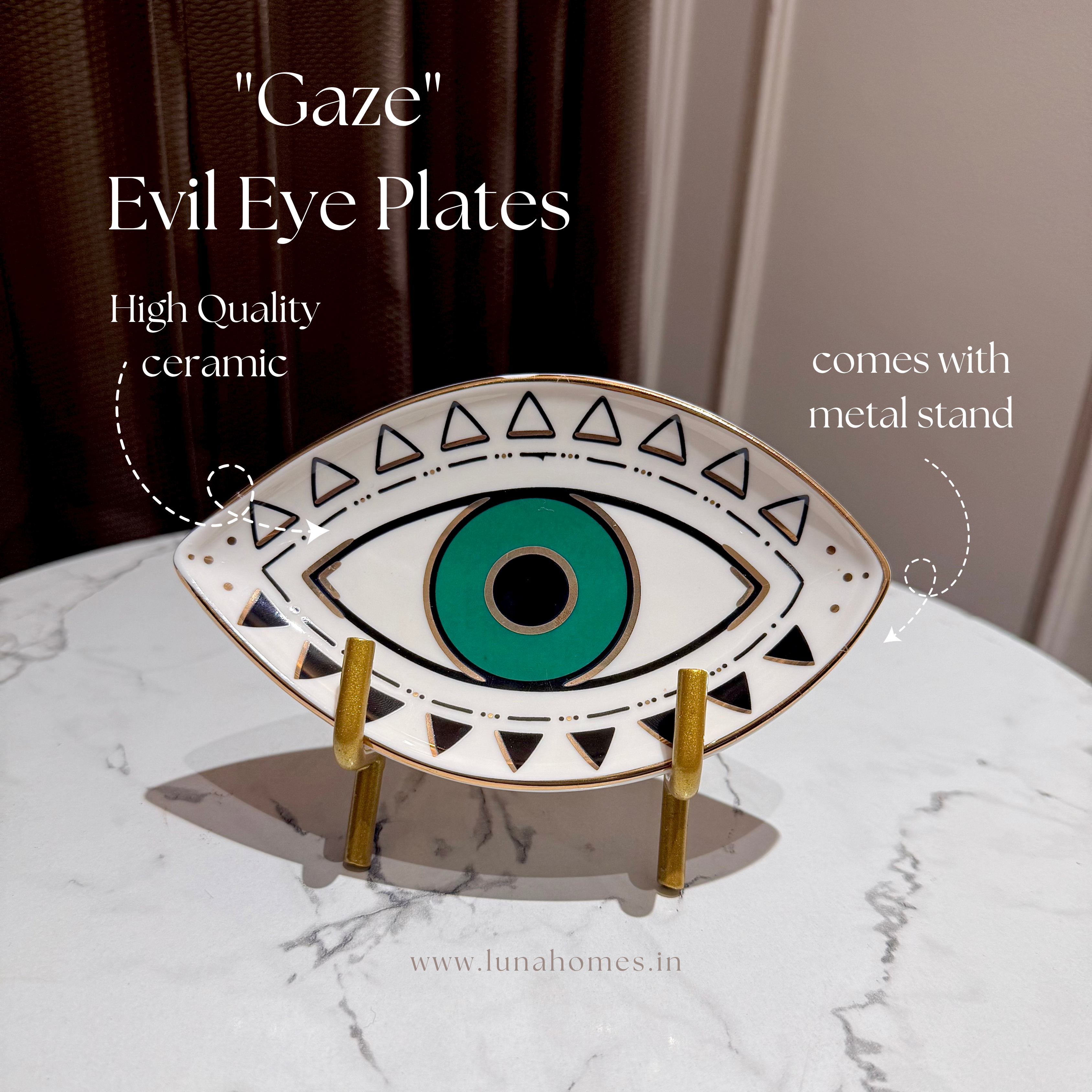 Gaze Evil Eye Plates