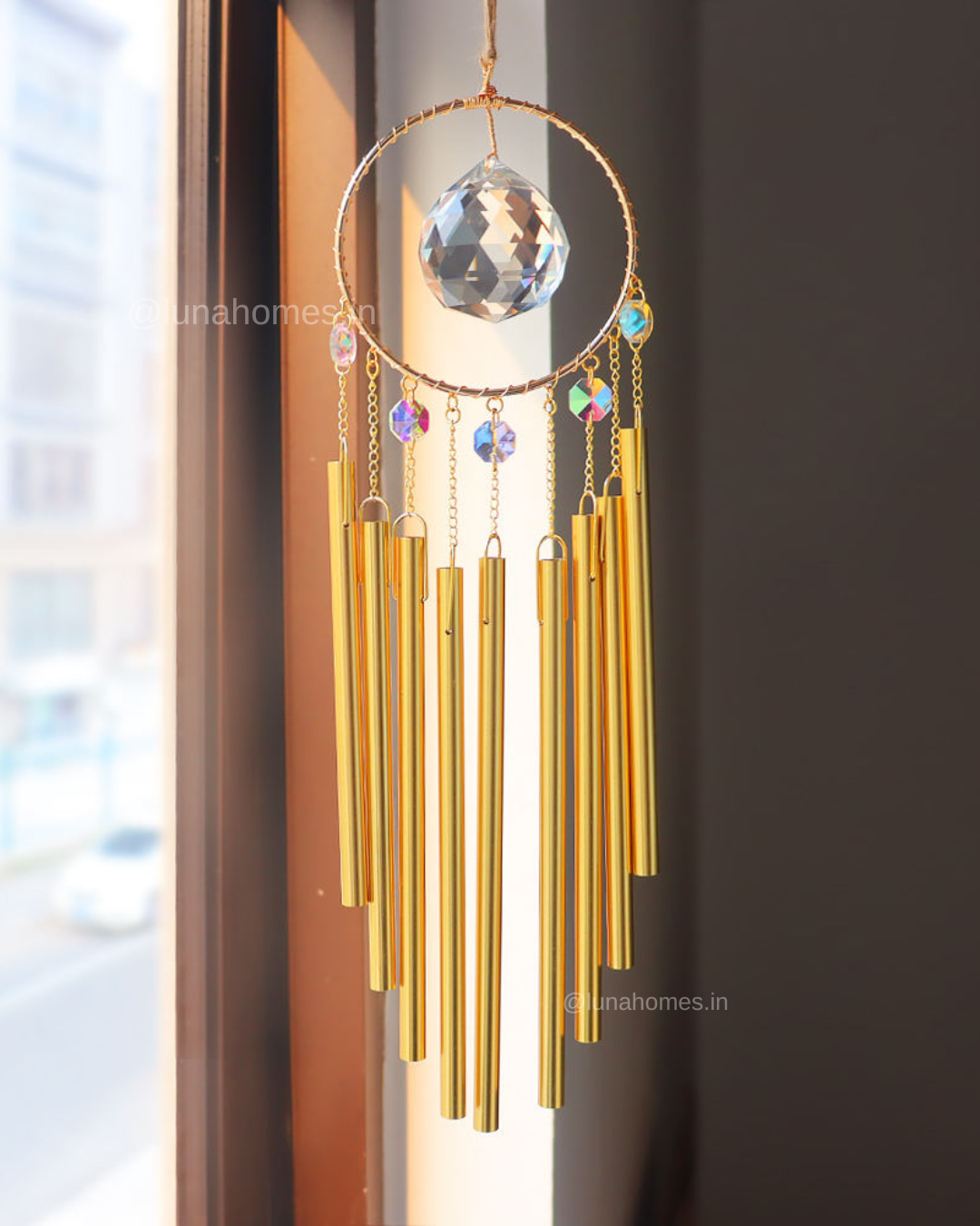 Crystal Bells - Ringing Windchime Suncatchers