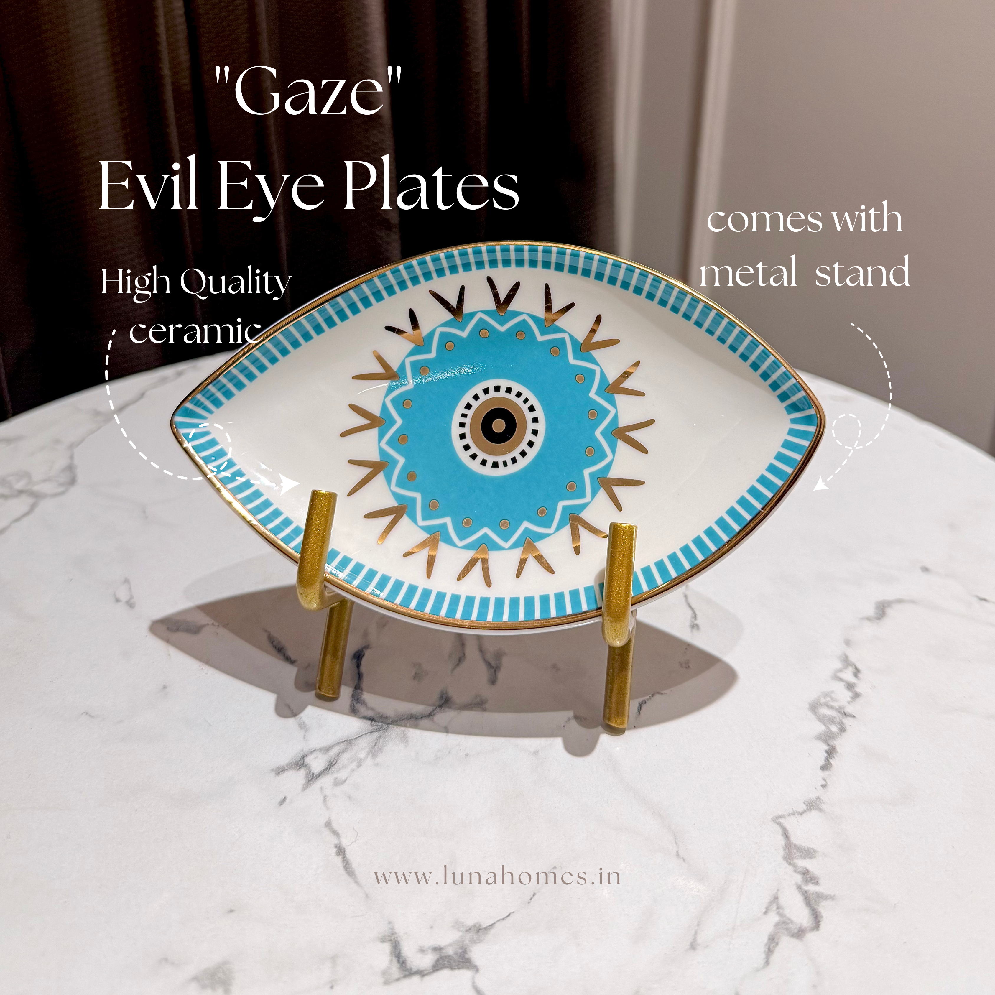 Gaze Evil Eye Plates