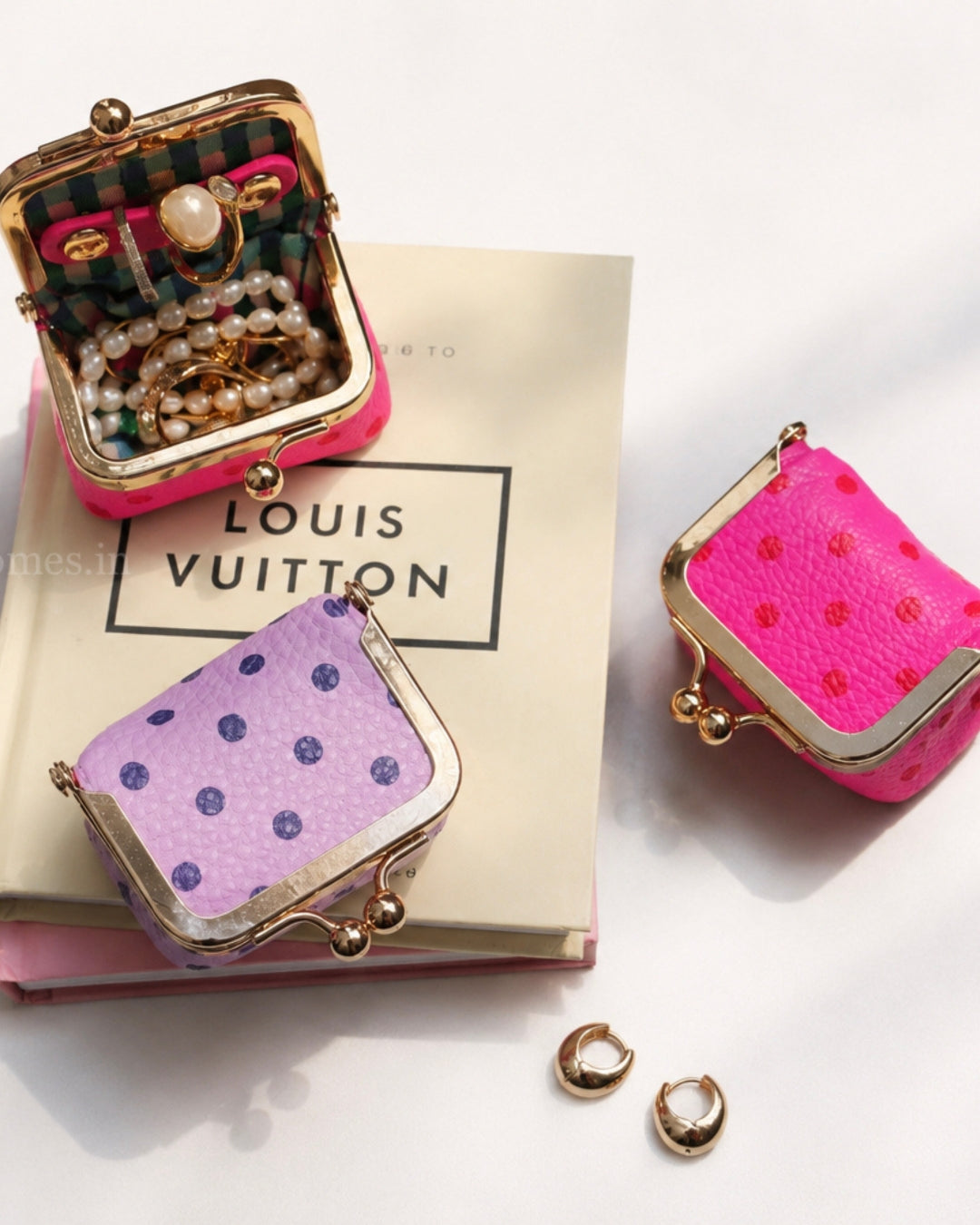 Mini Polka Dot Jewellery Case