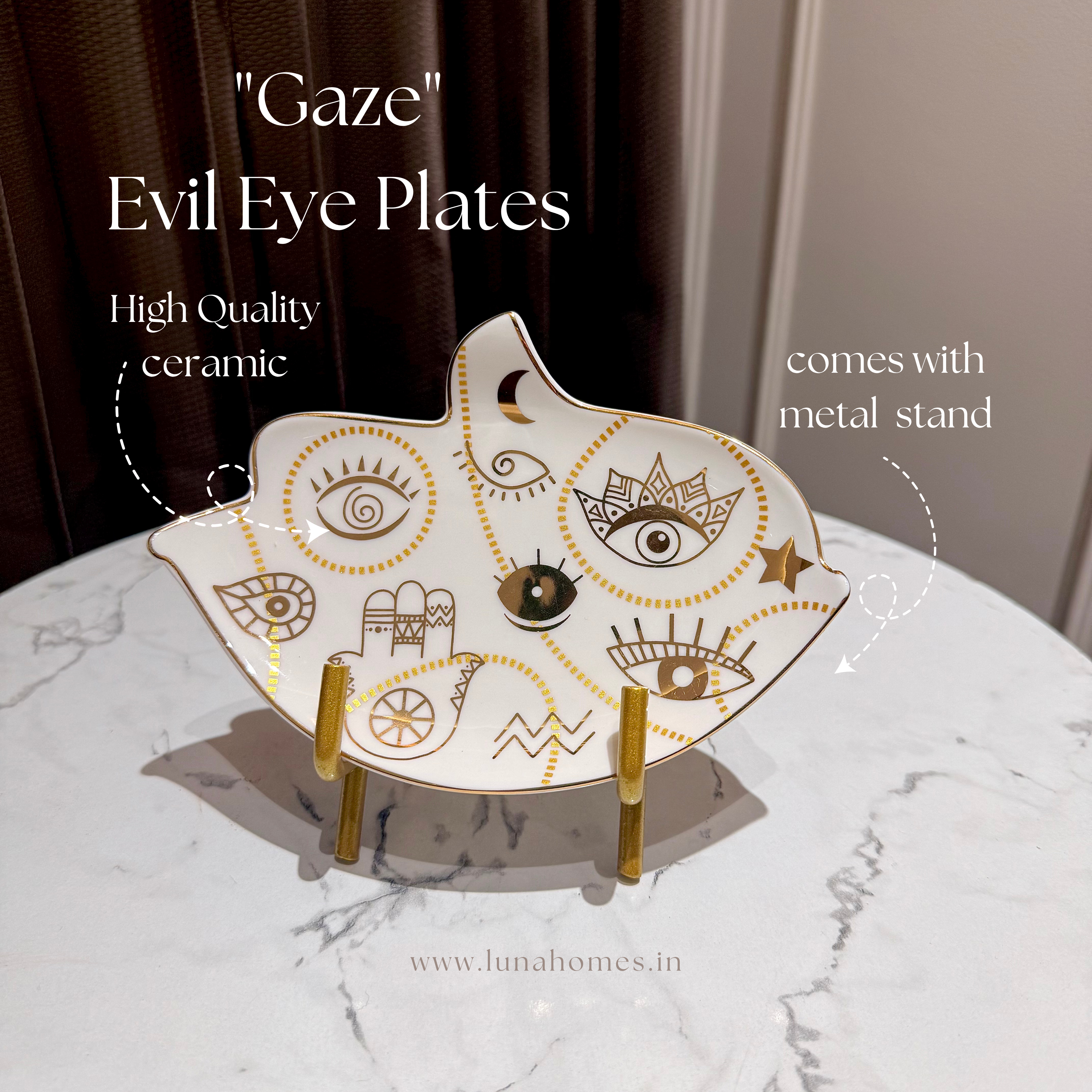 Gaze Evil Eye Plates