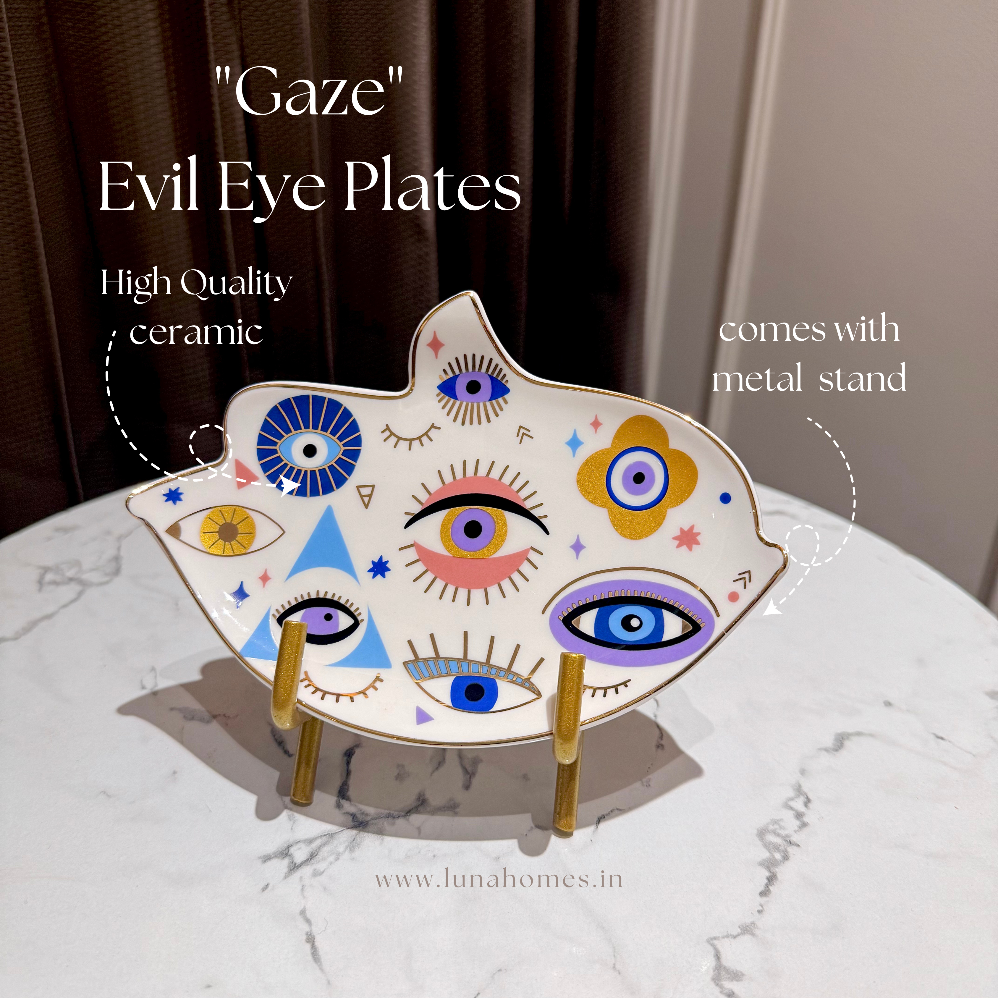 Gaze Evil Eye Plates