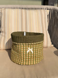 Quilted Vanity Basket