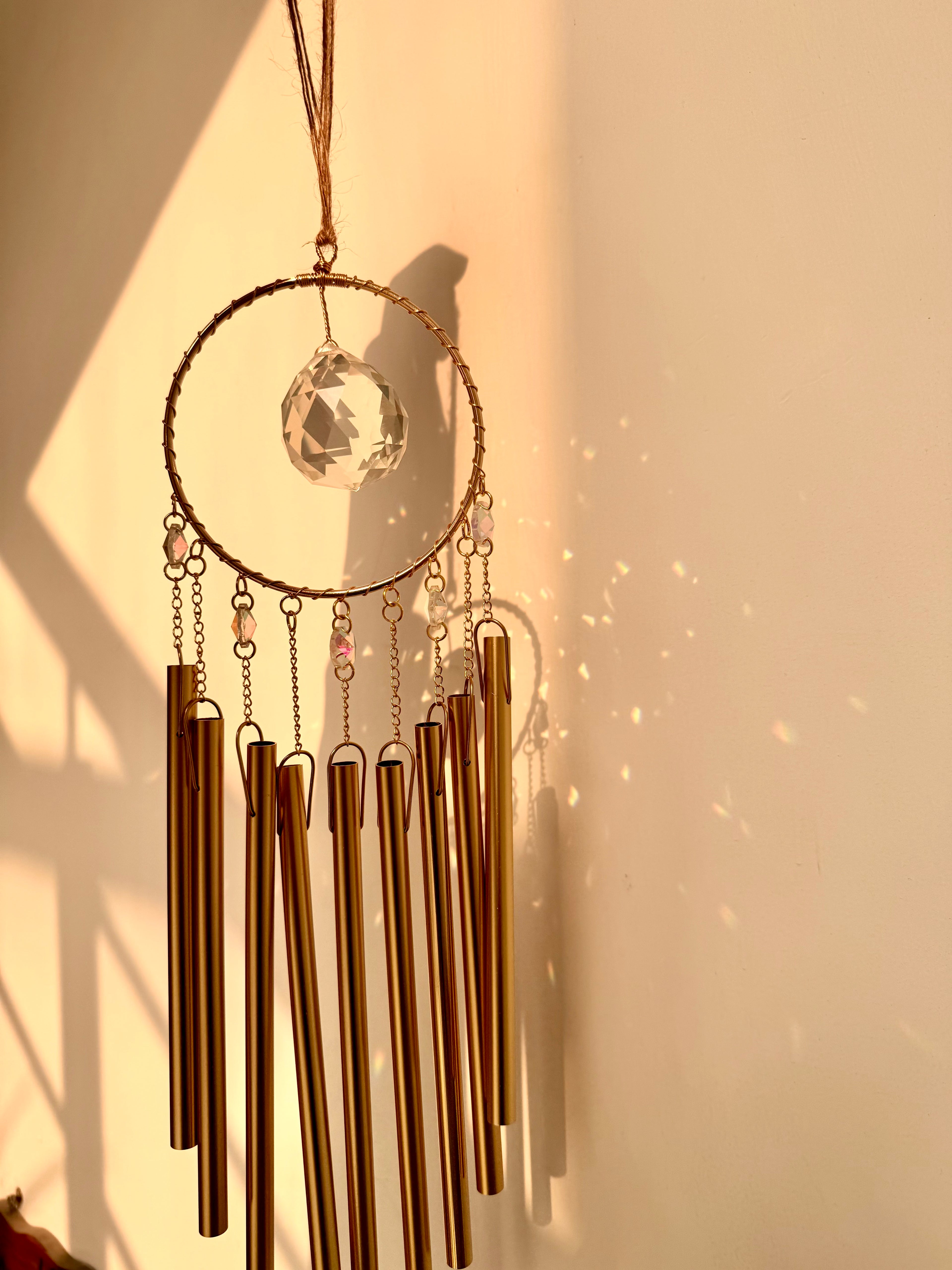 Crystal Bells - Ringing Windchime Suncatchers