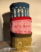 Quilted Vanity Basket